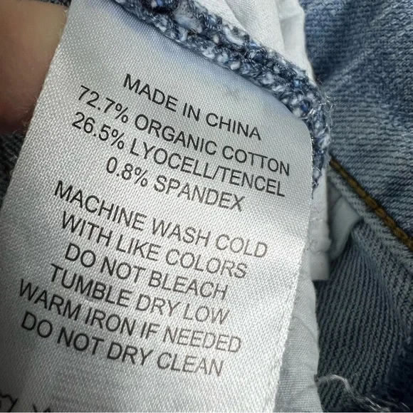 Quince Light Blue Flare Jeans - Picture 5 of 5